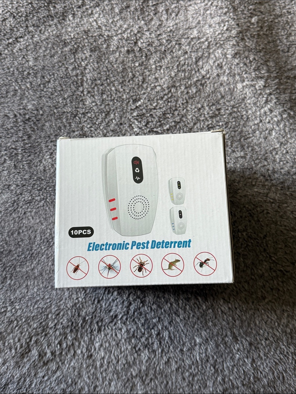 Amazon Electronic Pest Deterrent - White with Red Indicators